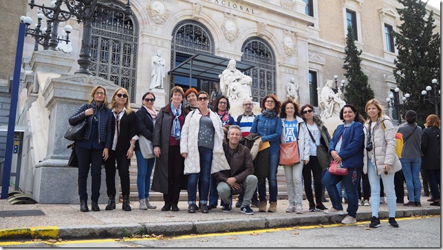 Visita a la Biblioteca Nacional en Madrid