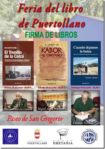 Cartel de tres libros