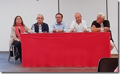 Macarena Fernández, Eudardo Toledano, Pablo Toledano, Francisco Gómez y Julio Criado