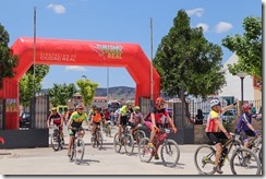 Momento de la llegada al Parque 'Adolfo Suárez'