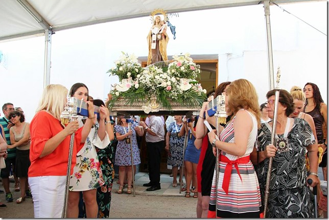 Imagen de archivo. Procesión Virgen del Carmen en Huertezuelas