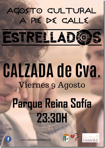 Cartel de Estrellados en Calzada de Calatrava