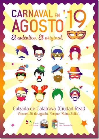 Cartel del Carnaval de Verano en Calzada de Calatrava