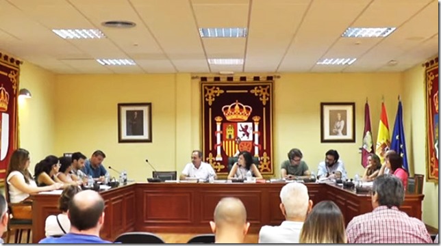 IMAGEN DEL PLENO DE AGOSTO DE CALZADA DE CALATRAVA