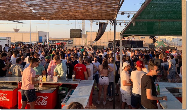 Imagen de la Fiesta del Agua en el recinto ferial