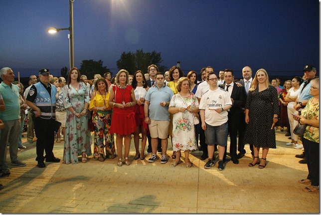 Inicio del paseo por el recinto ferial de Calzada de Calatrava