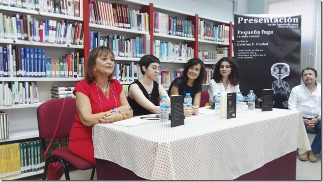 Mari Pepa Ciudad, Cristina C. Ciudad, Gema García Ríos y Lara Losada