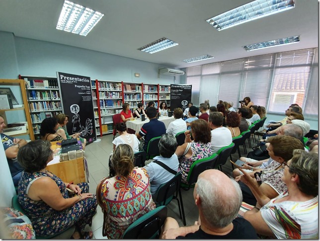 Una momento durante la presentación del libro de Cristina C. Ciudad