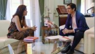 Gema García Ríos, alcaldesa de Calzada de Calatrava insiste ante Caballero en la importancia de promocionar su pueblo