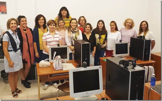 La alcaldesa de Calzada de Calatrava, Gema García Ríos, participó en la clausura del curso DANA