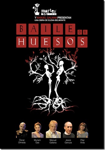 Cartel de la obra 'Baile de Huesos' en el XIII Festival Internacional de Artes Escénicas de Calzada de Calatrava