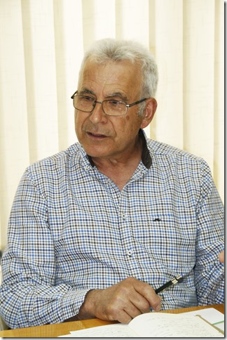 Jos&eacute; Mar&iacute;a Morena, uno de los promotores de la idea y miembro activo de la Coordinadora BTT `El Trenillo&acute;