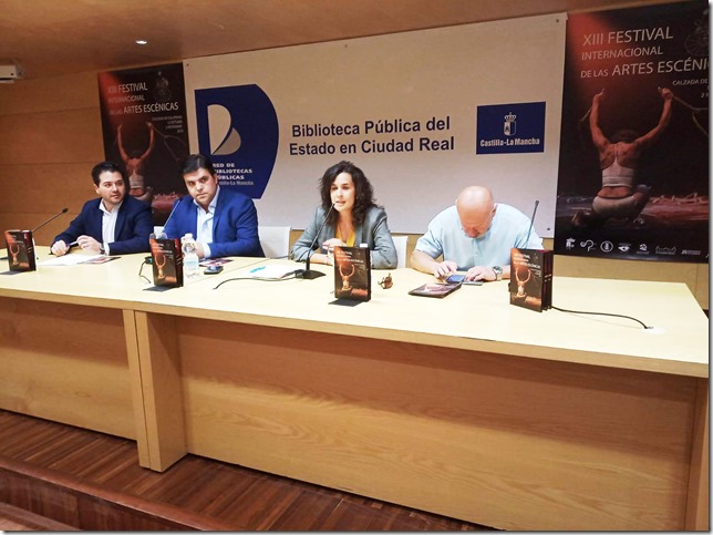La alcaldesa de Calzada de Calatrava, Gema Garc&iacute;a R&iacute;os, durante su intervenci&oacute;n