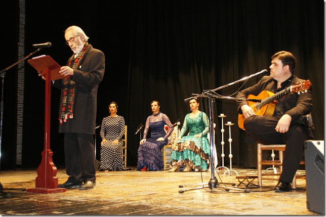 Luis Molina homenajeó a Federico García Lorca dentro de la programación del Festival Internacional de las Artes Escénicas de Calzada de Calatrava