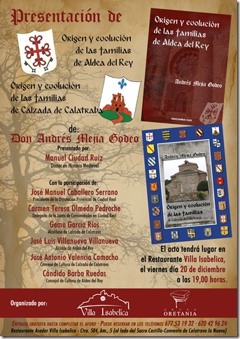 Cartel de la presentaci&oacute;n en Villa Isabelica