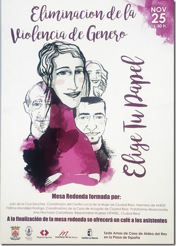 Cartel mesa redonda