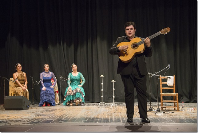 Ricardo Fernández del Moral durante su actuación en el Festival de Calzada de Calatrava