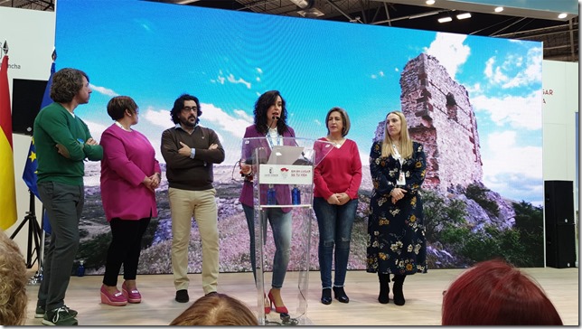 Gema Garc&iacute;a R&iacute;os durante la presentaci&oacute;n del proyecto tur&iacute;stico de Calzada de Calatrava