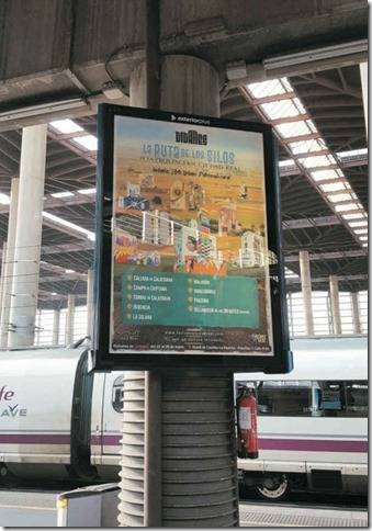 La Ruta de los Silos donde Calzada de Calatrava tiene un papel destacado se puede comtemplar en la estación de Atocha de Madrid