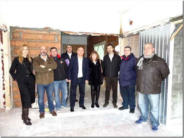 Las obras de reforma del edificio han recibido la visita de la Delegada Provincial de Bienestar Social, Manuela González Horcajo