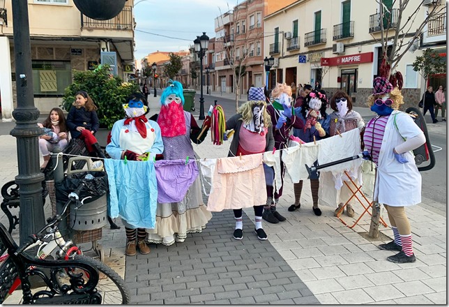 Se vuelve a recupar la más tradicional de las mascaras La Mascara Callejera de Calzada de Calatrava