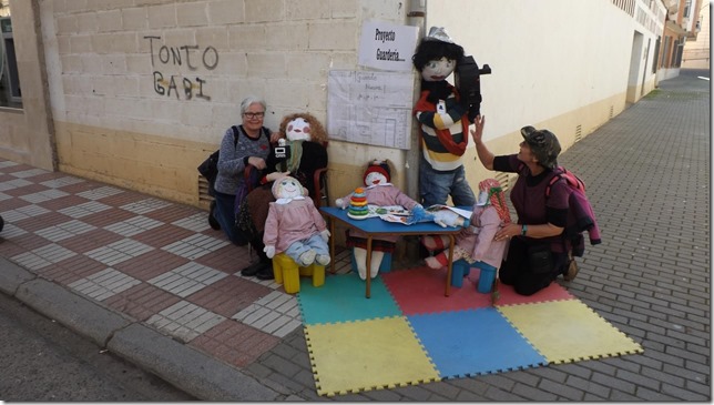Todos y cada uno de los peleles de Calzada de Calatrava fueron admirados por los senderistas