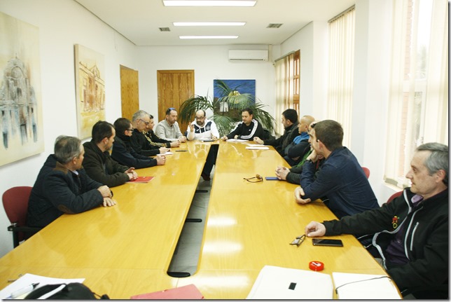 Un momento durante la reuni&oacute;n fundacional de la coordinadora celebrada en Argamasilla de Calatrava
