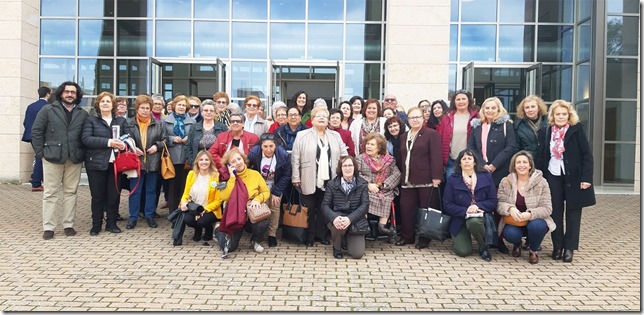 Grupo de Calzada de Calatrava que ha pasrticipado en los actos celebrados en Ciudad Real