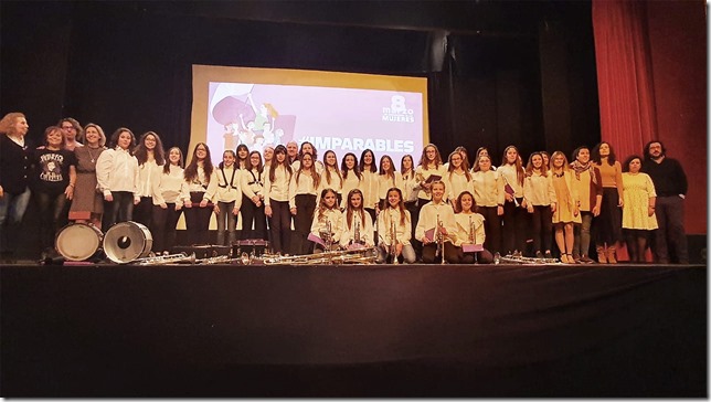 Participantes en el acto institucional del Día Internacional de las Mujeres en Calzada de Calatrava
