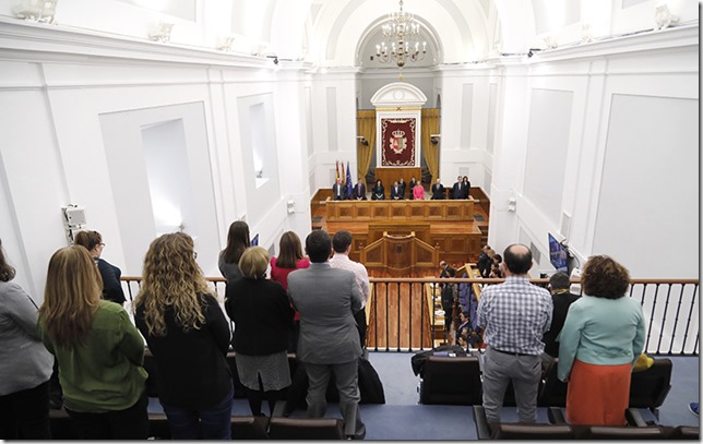 Un momento durante la celebración del pleno