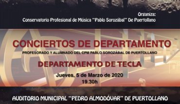Concierto de tecla del Conservatorio de Música el jueves en el Auditorio de Puertollano