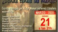 ¿Dónde tenéis las manos? se representará en el Teatro Municipal de Almodóvar del Campo, el próximo día 21 de marzo
