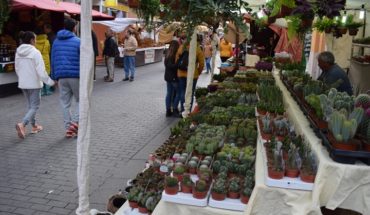 El Mercado de la Independencia llena de público el centro de la ciudad de Puertollano