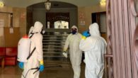 La UME instruye en la residencia universitaria de la Diputación al personal del GEACAM en desinfección de interiores