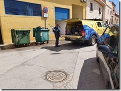 Imagen de las labores de desinfección en Calzada de Calatrava y sus aldeas (7)