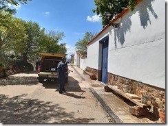 Imagen de las labores de desinfección en Calzada de Calatrava y sus aldeas (9)