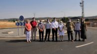 Caballero comprueba el excelente acabado que presentan las travesías de Cabezarrubias del Puerto y Brazatortas