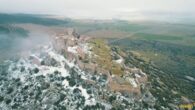 Vídeo del Sacro Convento y Castillo Calatrava La Nueva, nevado, realizado por susanodesign.es