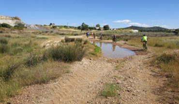 El Club Cicloturista Caminos y Cañadas inicia los trabajos para abrir la Vía Verde Minas de San Quintín