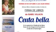 Isabel Villalta derramará poesía de “Ceuta bella” en la Feria del Libro de Puertollano