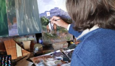 La portada de la novela ‘El color de la tierra’ de Lourdes López-Pacios Navío lucirá un cuadro de Feliciano Moya