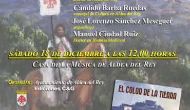 La novela ‘El color de la tierra’ de Lourdes López-Pacios Navío, se presenta el próximo sábado en la Casa de la Música de Aldea del Rey