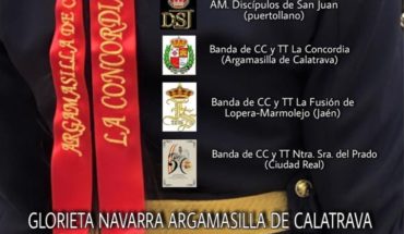 Certamen de Música Cofrade el próximo domingo en la Glorieta Navarra de Argamasilla de Calatrava