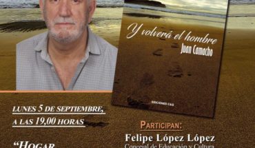 Bolaños de Calatrava, acoge en su Hogar del Jubilado el poemario “Y volverá el hombre” del poeta valdepeñero Juan Camacho