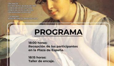 El 4 de septiembre se celebra en Aldea del Rey el XIX Encuentro Nacional de Encajeras de Bolillos