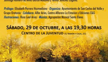 CONVOCATORIA: Presentación del XIV Encuentro Oretania de Poetas “Palabras a la muerte”
