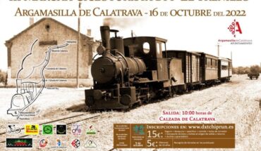 El día 9 de octubre finaliza el plazo de inscripción para la ‘III Marcha Cicloturista BTT El Trenillo’, con salida en Calzada de Calatrava y meta en Argamasilla de Calatrava