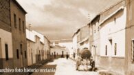 Cuba de aguador en una calle de Calzada de Calatrava