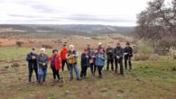 El grupo de senderismo, “Andamayor”, de Argamasilla de Calatrava visita el volcán Cerro Pelado en Ballesteros de Calatrava