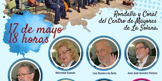 El primer recital poético musical ‘Palabras Mayores’ del Grupo Oretania se celebrará en el Centro de Mayores de La Solana